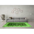 thumbnail image 3 of Ahgly Company Indoor Rectangle Oriental Green Industrial Area Rugs, 6' x 9', 3 of 4