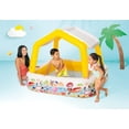 thumbnail image 4 of Sun Shade Inflatable Pool, 157x157x122cm, for Ages 2+, 4 of 5