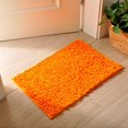 thumbnail image 3 of Alfombrilla de baño, Chenille Super Absorbente Antideslizante Cómoda Alfombrilla de baño Alfombrilla de baño Alfombrilla de ducha (60*90cm, Naranja) JAMW Sencillez, 3 of 5