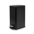 thumbnail image 1 of Moorefield Forte Slim Rectangular Step Trash Can, 1.6 Gallon Compact Bathroom Waste Bin with Soft Close Lid and Removable Inner Bucket, Matte Black, 1 of 11