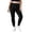 Black, variant on Womens Plus Size Ankle Jeans High Waisted | Pull On, Curvy Skinny Jeggings, Stretchy Slim Fit, With Pockets