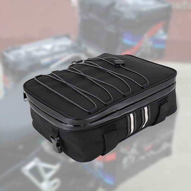 Bolsa para motocicleta Sharpla almacenamiento de nailon resistente al agua con cremallera