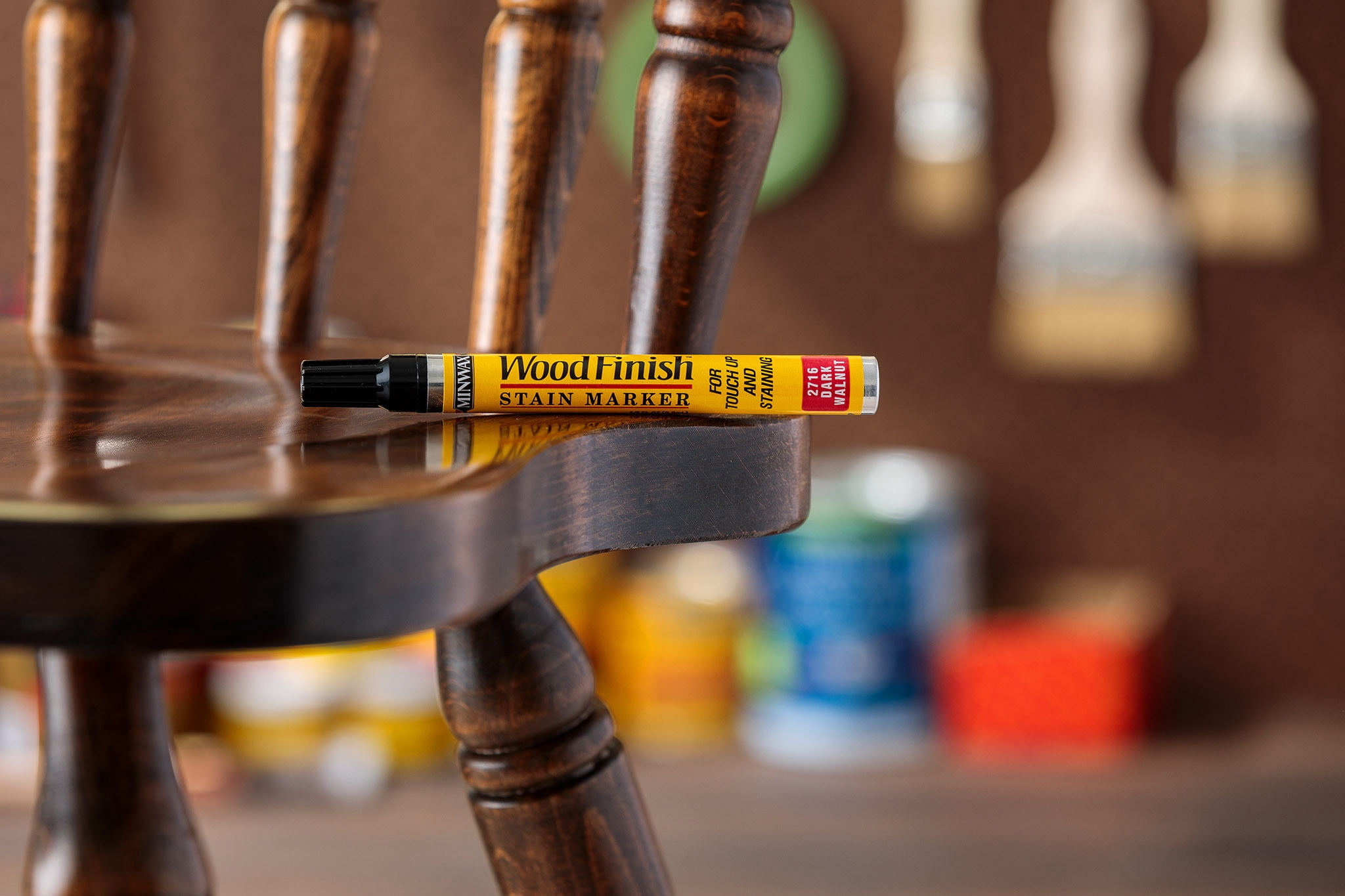 Minwax Wood Finish Stain Marker, Dark Walnut, .33 oz