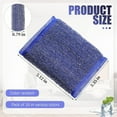 thumbnail image 6 of Topboutique 6 Pieces Steel Wool Scrub Sponges, Non-Scratch Scrub Sponges Pads, Reusable Dish Scrubber Sponge, Dish Wash Sponge, Cleaning Scrub Sponge for Pots, Pans,Multi-color, 6 of 6
