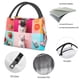 thumbnail image 4 of Easygdp Colorful Dog Cat Collage Bolsa de Almuerzo Insulada Reutilizable, Bolsa de Mano y Bandolera para Oficina, Trabajo, Viajes, 4 of 6