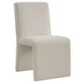thumbnail image 5 of Modway Emory Slub Weave Fabric Upholstered Dining Side Chair in Salt, 5 of 9