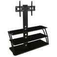 Mount it! TV Stand with Mount and Storage Shelves Entertainment