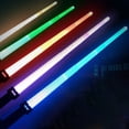 thumbnail image 4 of Espada luminosa RGB 2 en 1 con 7 cambios de color, espada de luz de Metal expandible recargable con sonido, juguete de Cosplay, regalos para niños, 4 of 9