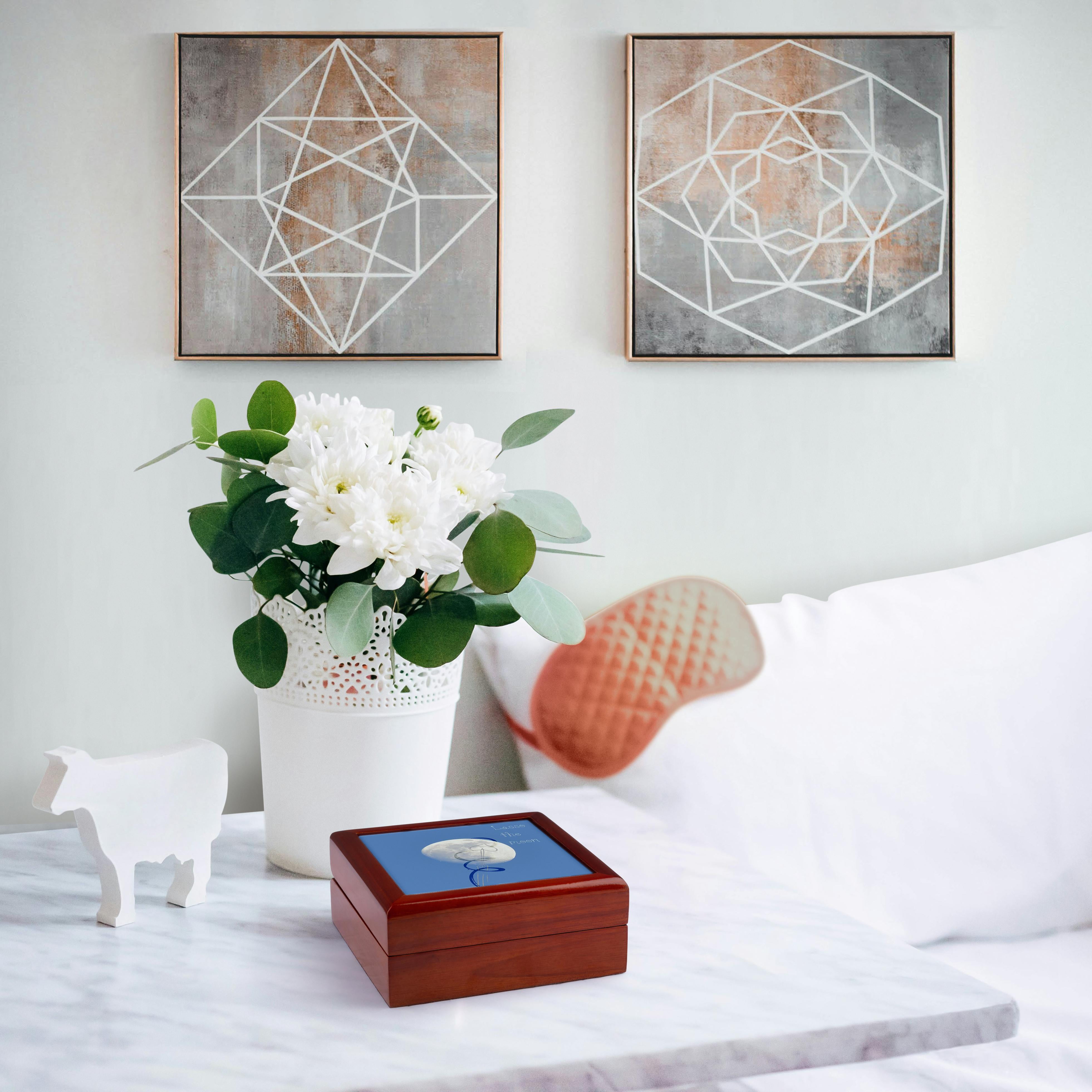 3dRose, Lasso the Moon- Photography and Art, Jewelry Box 5.5x5.5 inch with 4 inch tile