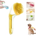 thumbnail image 1 of Cepillo de baño para mascotas Yilia 2025, nuevo, 2 en 1 con dispensador de champú, 1 of 7