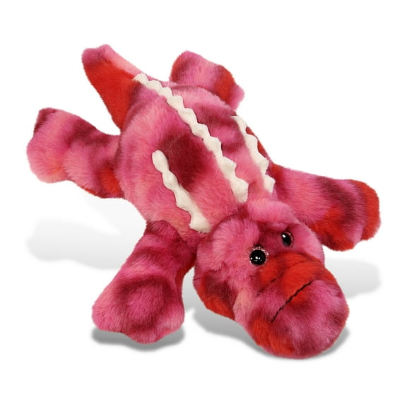 DolliBu Pink Tie-Dye Alligator Super Soft Stuffed Animal, Cute Realistic Stuffed Animals for Girls, Boys, Adults Animal Gifts, Kids Nursery Decor for Newborn, Cuddly Soft Plush Toys - 12 Inch