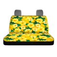 thumbnail image 6 of CHAQLIN Yellow Hibiscus Floral Theme Bench Seat Covers with Car Sedan, Washable Non-Slip Rear Bench Seat Protectors(Set of 2 Pieces), 6 of 7
