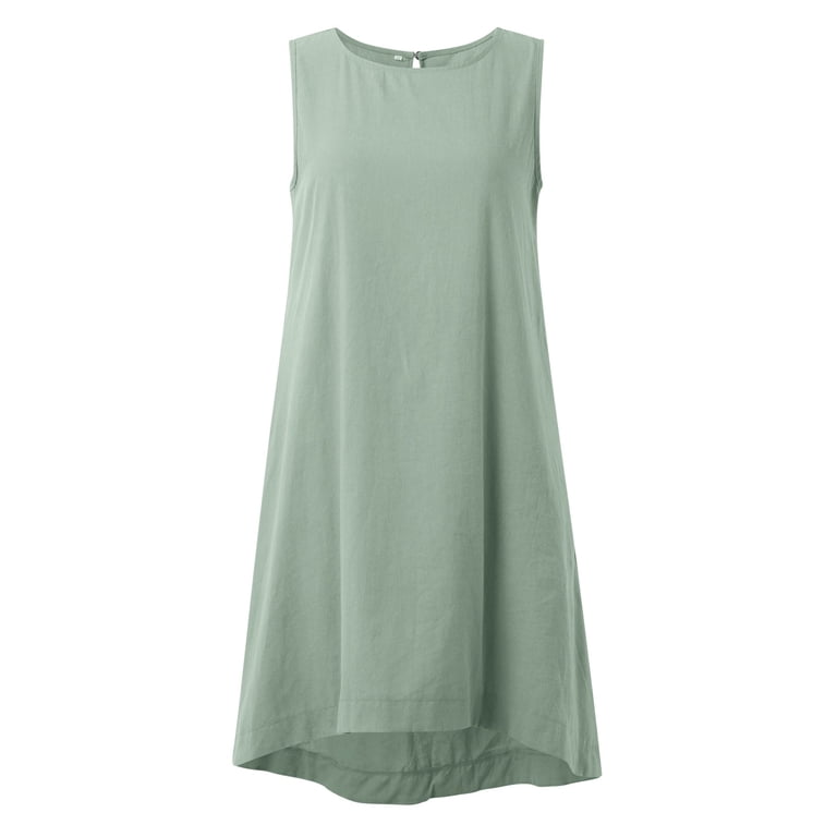 navy linen dress mini Cloud Linen Mini Dress
