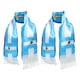 thumbnail image 1 of Bufandas de punto para aficionados al fútbol, ​​bufandas de punto para eventos de fútbol, ​​2 uds., 1 of 5