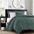 thumbnail image 5 of JERFIT Reversible 3-Piece Quilt Set King Size, Balsam Green, Lightweight Summer Bedding with Anti-Microbial Protection, 5 of 10