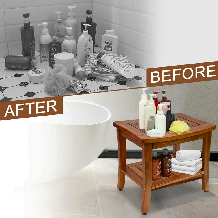 Should You Oil Or Stain A Teak Shower Bench?