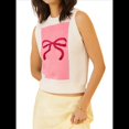 thumbnail image 1 of Suéter Sin Mangas con Estampado Gráfico Y2K para Mujer, Jersey de Langosta con Cuello Redondo, Camiseta de Punto de Otoño. C L, 1 of 7