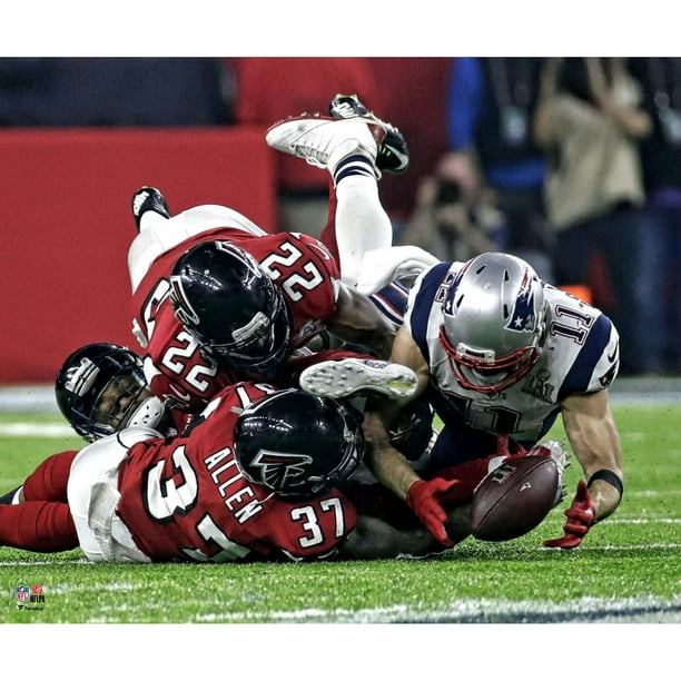 Fanatics Authentic - Julian Edelman New England Patriots Unsigned Super Bowl LI Catch Photograph ...