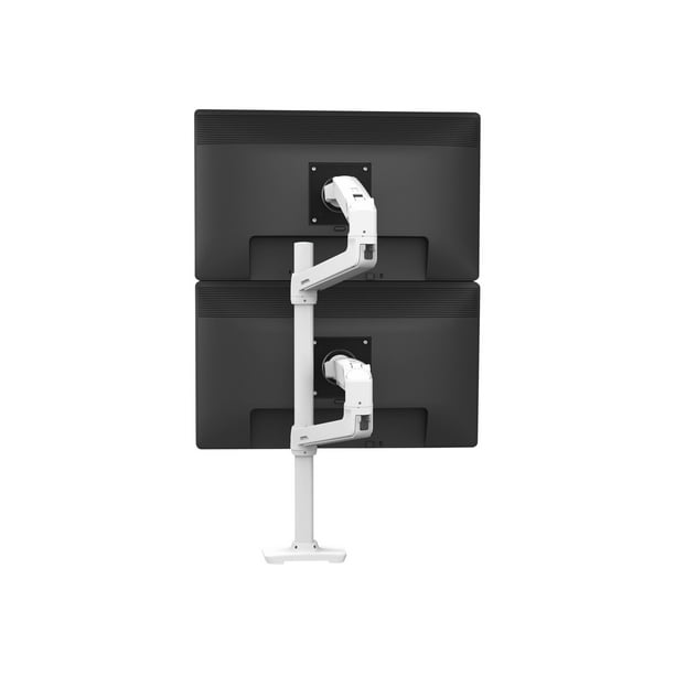 Ergotron LX - Mounting kit (dual stacking arm, tall pole) - for 2