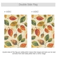 thumbnail image 4 of Yayeee Garden Flag 28" x 40" Double Sided Outdoor Yard Lawn Holiday Decorations, Beige Leaves, 4 of 6
