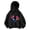 Black2, variant on Girls Hooded Sweatshirt, Cartoon Printed Relaxed‑Fit Long Sleeve Hoodie, Lightweight Casual Outerwear for Kids Autumn Winter Back to School Daily Outdoor Wear(Black1,3-4 Years)
