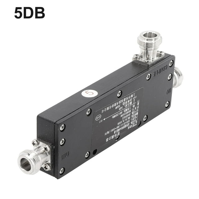 Nouveau Coupleur Coaxial Directionnel Ntype Rf 800 2500 MHz 200 W pour Surveillance du Signal