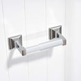 thumbnail image 3 of 4pcs Plastic Toilet Paper Holder, Toilet Tissue Roll Holder Insert in Bathroom Toilet Replacement Roller Spring Loaded, White, 3 of 3