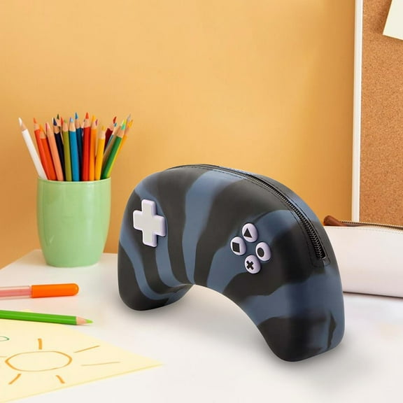 WKSCLPAI Gamepad Shaped Stationery Box, High Quality Fabric Pencil Box, Waterproof and Wear-robust Multifunctional Creative Stationery Bag, Large Capacity and Light-wight