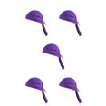 thumbnail image 3 of Eigraketly Sombrero Gorras Pañuelo Pañuelo Envoltura para la cabeza Capucha de color sólido Ciclismo púrpura violeta 5Conjunto, 3 of 6