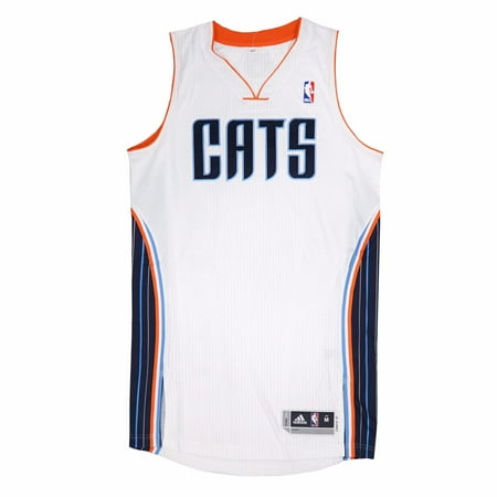 Authentic Adidas Nba Basketball Jersey - Charlotte Bobcats NBA Adidas White NBA Authentic On-Court Team Issued Pro Cut Jersey Jersey For Men