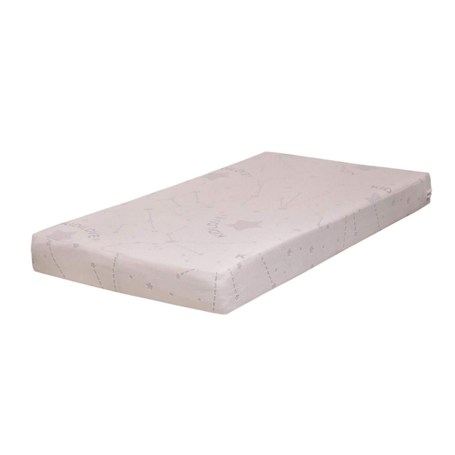 Confort 5 " Lit bébé et Lit Enfant En Bas Âge matelas avec couverture en coton en blanc