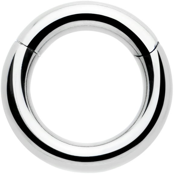 Body Candy Segment Hoop Nose Rings 14 Gauge 316l Surgical Steel Lip Ring Cartilage (1pc-6mm 14 Gauge, Silver)