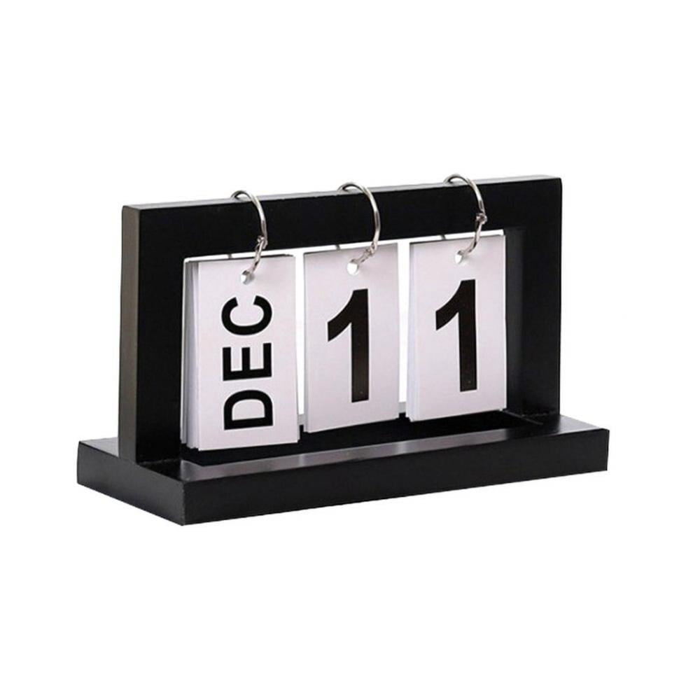 big-clearance-wooden-flip-calendar-ornament-creative-agenda-planner