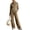 Khaki #12, variant on WULMLEO Womens Two Piece Sets Knit Fall Quarter Zip Long Sleeve Pullover Wide Leg Palazzo Pants Tracksuit 2026 Casual Cozy Outfits Trendy Suits with Pockets Black XL