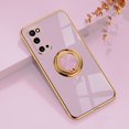thumbnail image 1 of Funda de silicona chapada para Samsung Galaxy S22 S23 Ultra S20 FE S21 Plus Note 20 10 A52 S10 A53 A52S A72 5G con soporte de anillo, 1 of 4