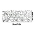 thumbnail image 3 of Giant Thanksgiving Coloring Tablecloth And Doodle Poster, 76 X 183 Cm Waterproof Graffiti Proof, Interactive Fun For Kids And Family Festive Decorations, 3 of 6