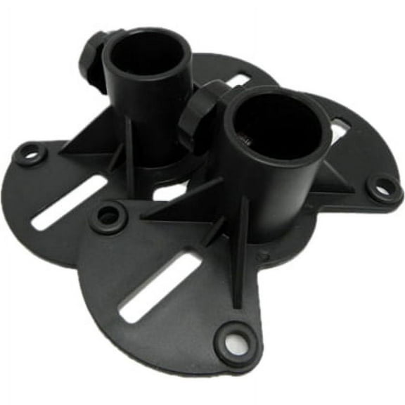 Seismic Audio Adapter Mounts (Pair) Mounting Adapter for Speaker, Black