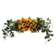 thumbnail image 1 of Las hojas en ambos lados del envío se recogen en el medio Guirnalda/hojas de dintel de puerta montada en la pared de girasol simulado - plástico parte posterior - hojas ANGGREK Otros, 1 of 6