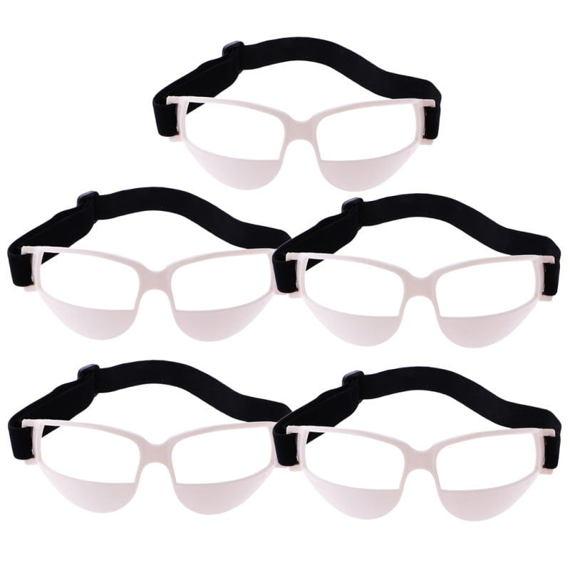 Black 5 Pack MagiDeal Basketball Dribble Dribbling Specs Goggles Glasses Training Aid 