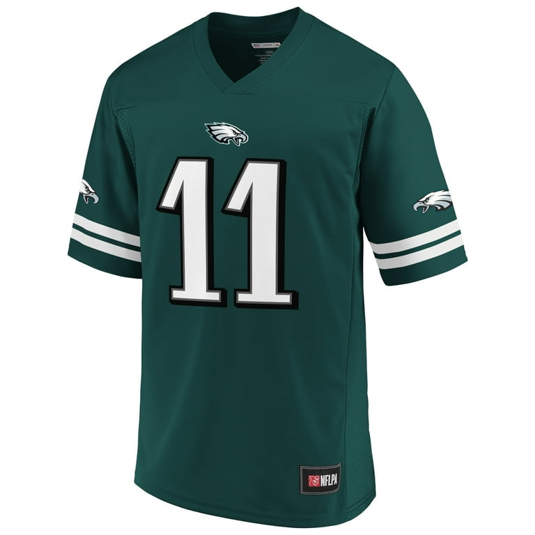 Men's NFL Pro Line by Fanatics Branded Carson Wentz Midnight Green Philadelphia  Eagles Player Jersey 