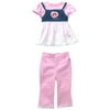 Strawberry Shortcake - 3-Piece Eyelet Baby Doll Top and Pants Set for Girls - Toddler