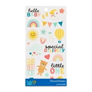 Hello Hobby Newborn Themed Stickers, Multicolor, Baby Icons, 24 Count