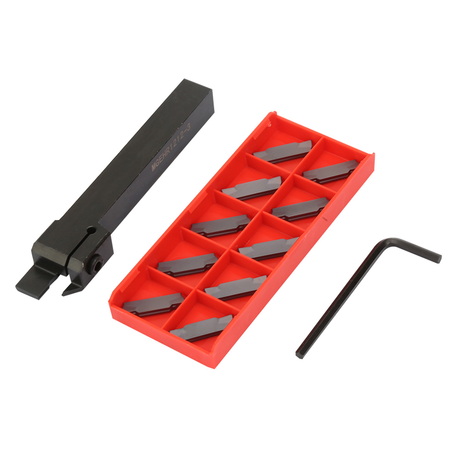 Lathe Cut Off Tool, High Efficiency MGEHR12123 Lathe Grooving Tool