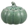 thumbnail image 1 of FELTECHELECTR Cuenco de cerámica con forma de calabaza para hornear, cuenco para sopa guisada con tapa, 1 of 5