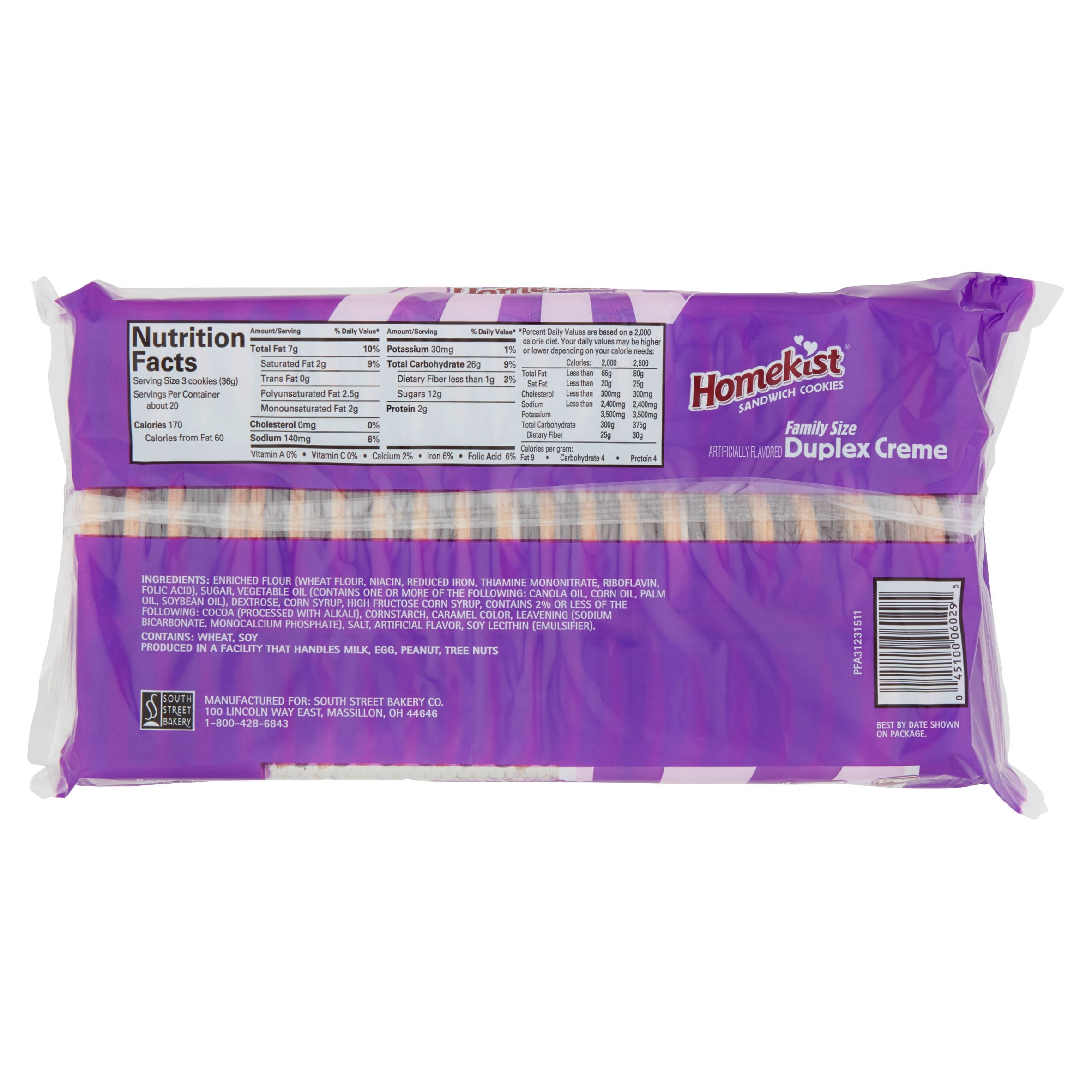 Homekist Duplex Creme Sandwich Cookies