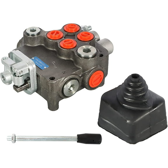 2 Spool 21GPM Hydraulic Directional Control Valve for Tractor Loader w/Joystick