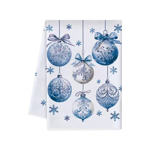 Christmas Towels Kitchen Kitchen Dishes Towels Merry Christmas 23.6X15.8 Inches Winter Drying Cloth Tea Towels for Cooking And Baking Tea Towels for Kitchen