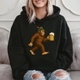 thumbnail image 2 of Beer Sasquatch Funny Drinking Hoodie, 2 of 3