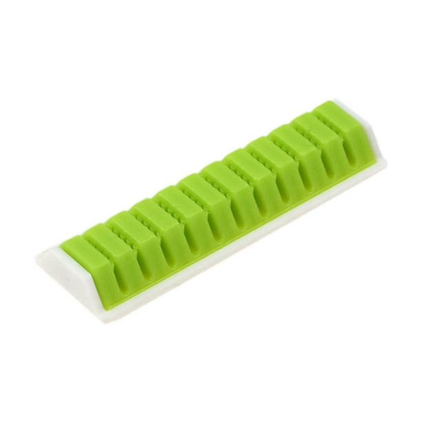 Organizador de anzuelos para pesca con mosca, 11 compartimentos, caja de almacenamiento, clips para anzuelos de señuelos de pesca Verde
