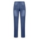 thumbnail image 4 of Pantalones vaqueros rectos y rotos para hombre, informales, largos, de poliéster, 4 of 5